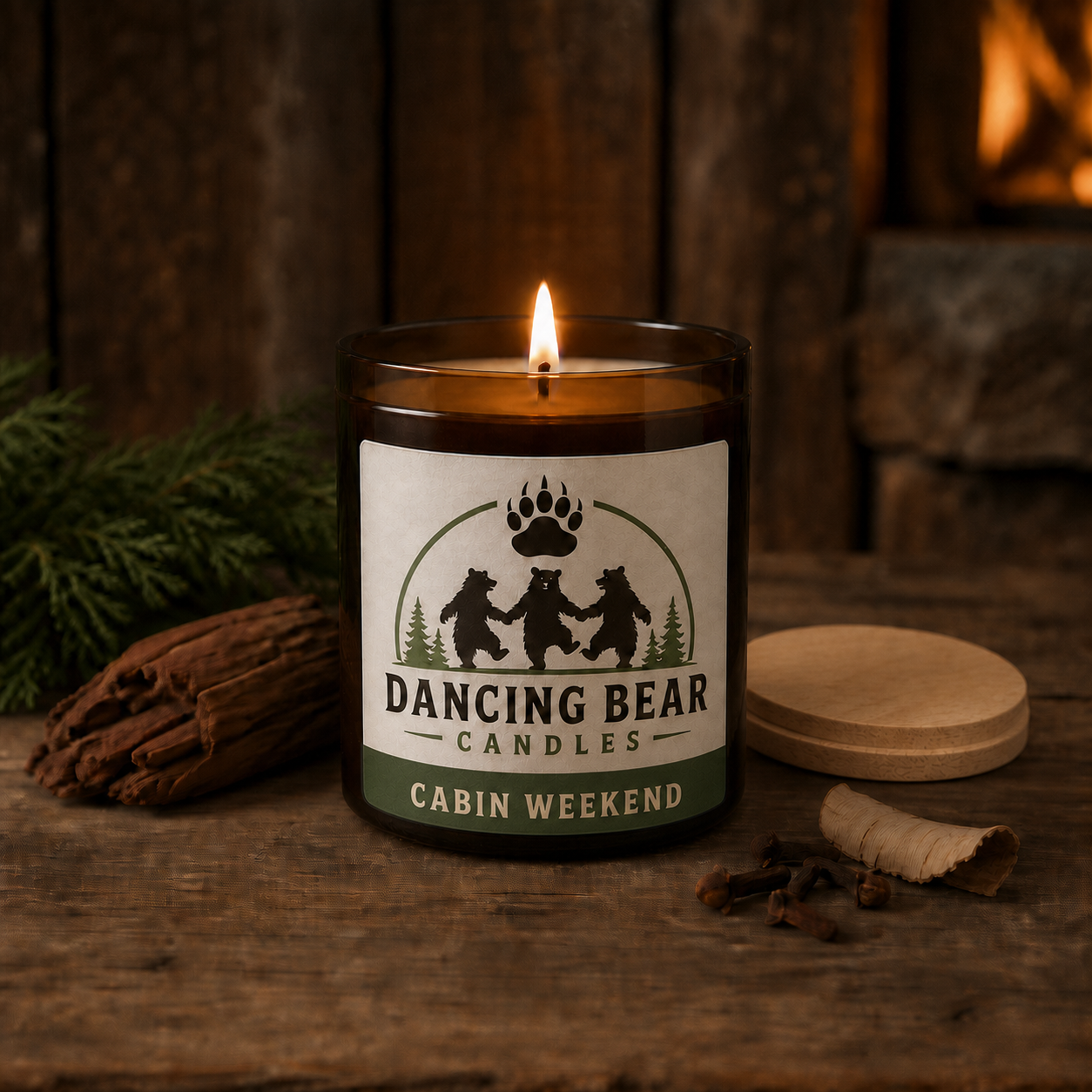 Cabin Weekend soy candle