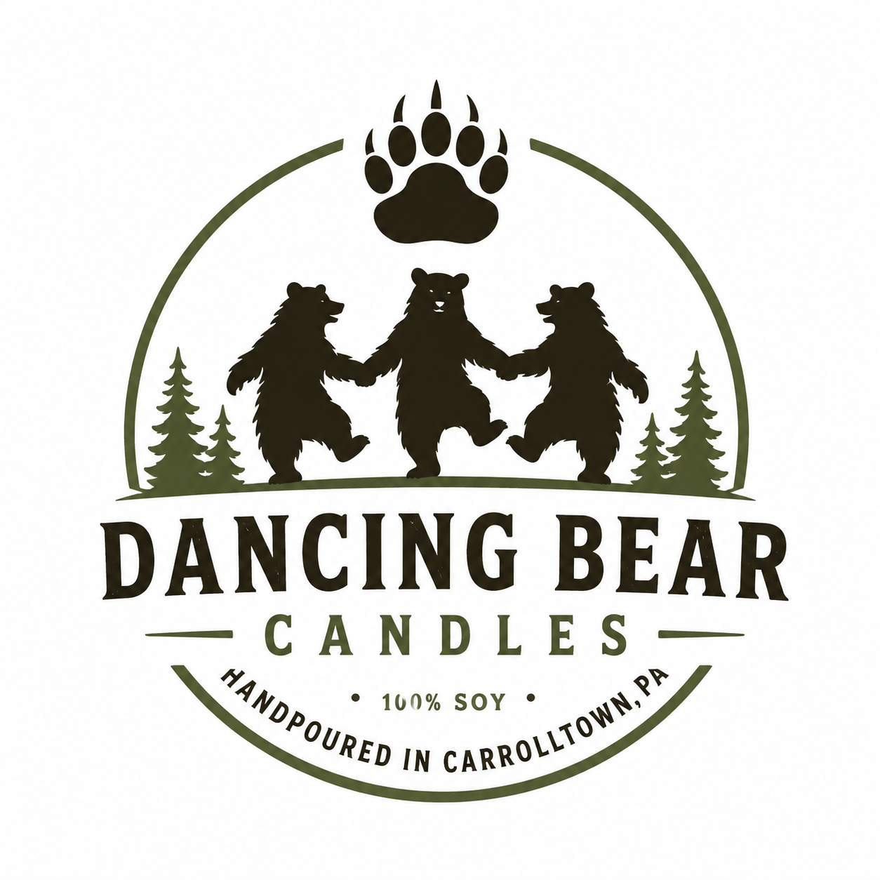 Dancing Bear Candles