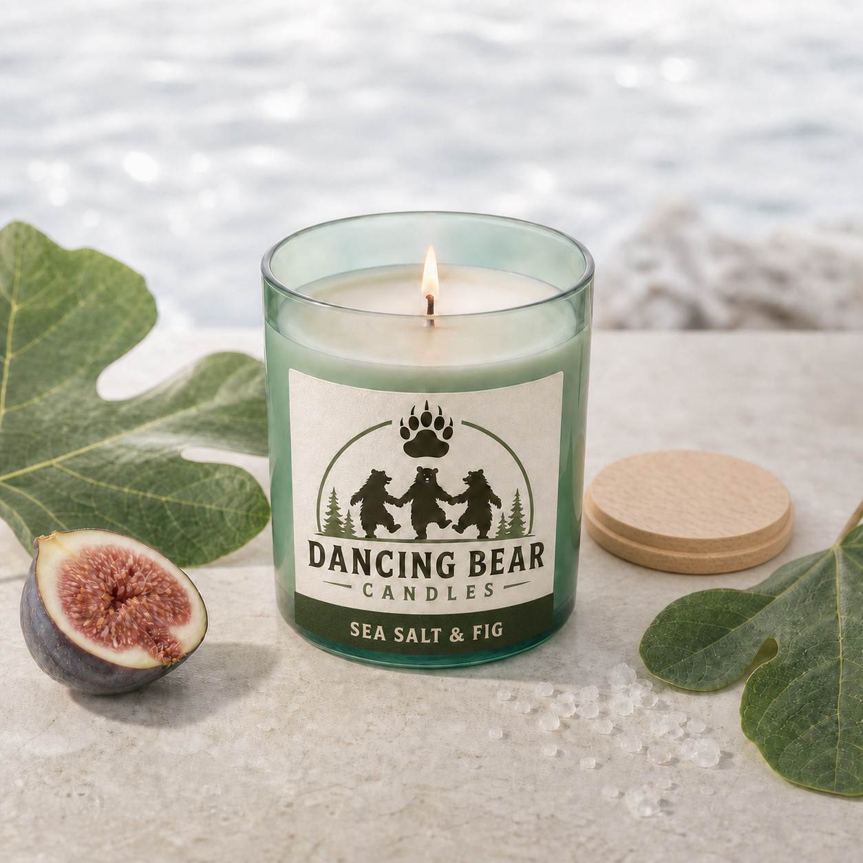 Sea Salt & Fig soy candle